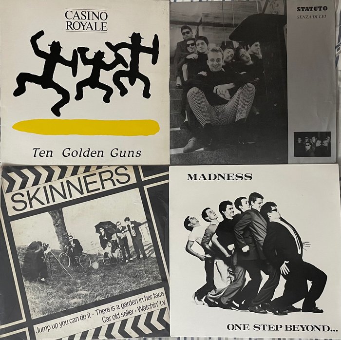 Madness, Statuto - Casino Royale / Skinners - One Step Beyond - Ten Golden Gun - Senza di lei... - Flere titler - LP-album (flere elementer) - 1979