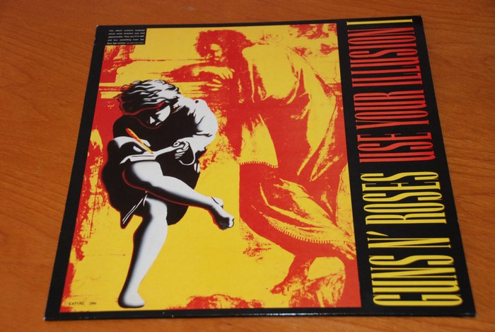 Guns N’ Roses - USE YOUR ILLUSION I - LP - 第一批 模壓雷射唱片 - 1991
