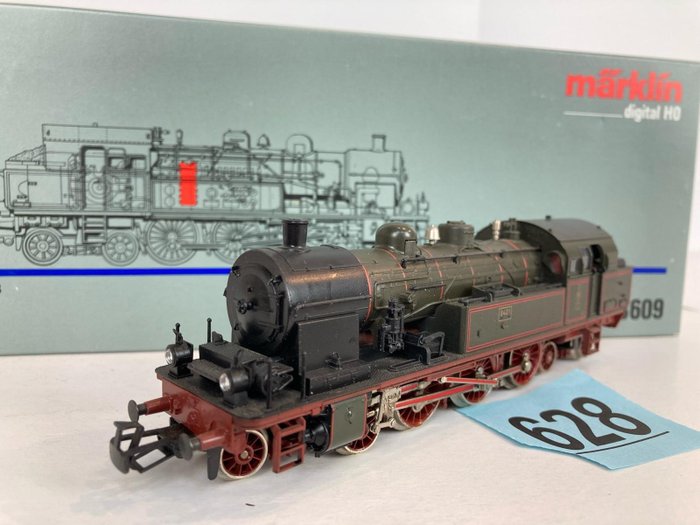 Märklin H0 - 3609 - Lokomotiv med tender (1) - BR T18 - KPEV