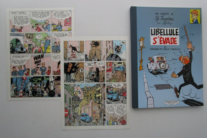 Gil Jourdan T1 - Libellule s'évade + suppléments - C - 1 Album - Begrænset udgave - 2005