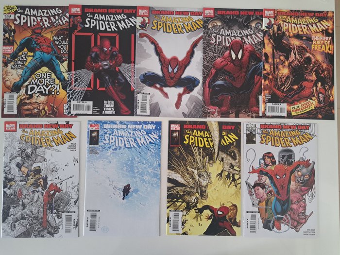 Amazing Spider-Man 544,548,552/558 - Amazing Spider-Man 9 comics NM run completa - 9 Comic - Erstausgabe
