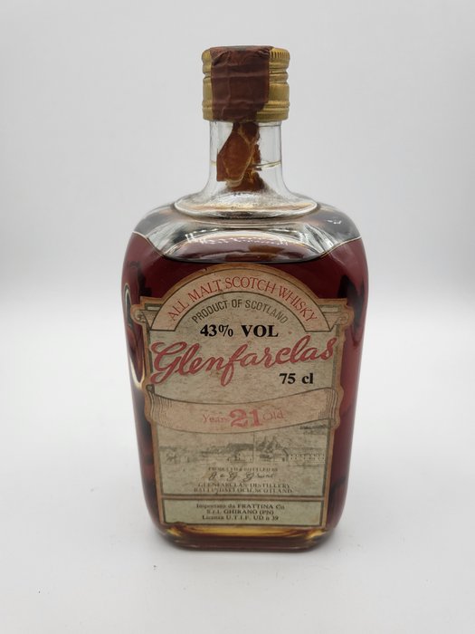 Glenfarclas 21 years old - Original bottling  - b. 1970-luvun loppu 1980-luvun alku - 75cl