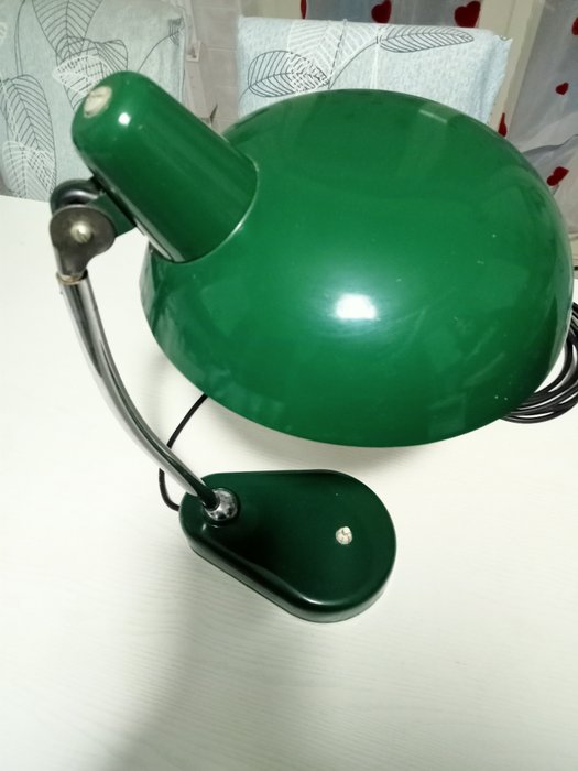 Schreibtischlampe (1) - Eisen (Gusseisen/ Schmiedeeisen)