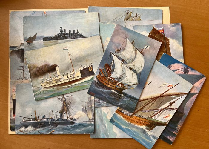Γερμανία - Πλοία - Καρτ-ποστάλ (1900) - 1908-1908