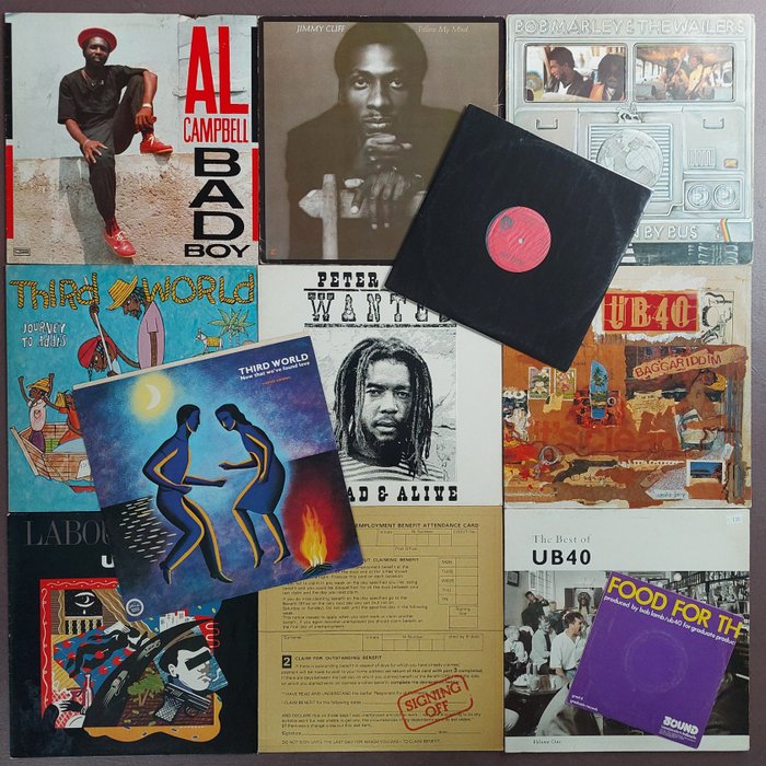 Bob Marley, Peter Tosh, UB40 & others - Big Lot of Original Reggae Classics - LP albumok (több elem) - 1975
