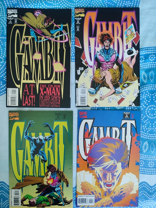 Marvel Comics - Gambit - 4 Comic - 第一版 - 1993/1994