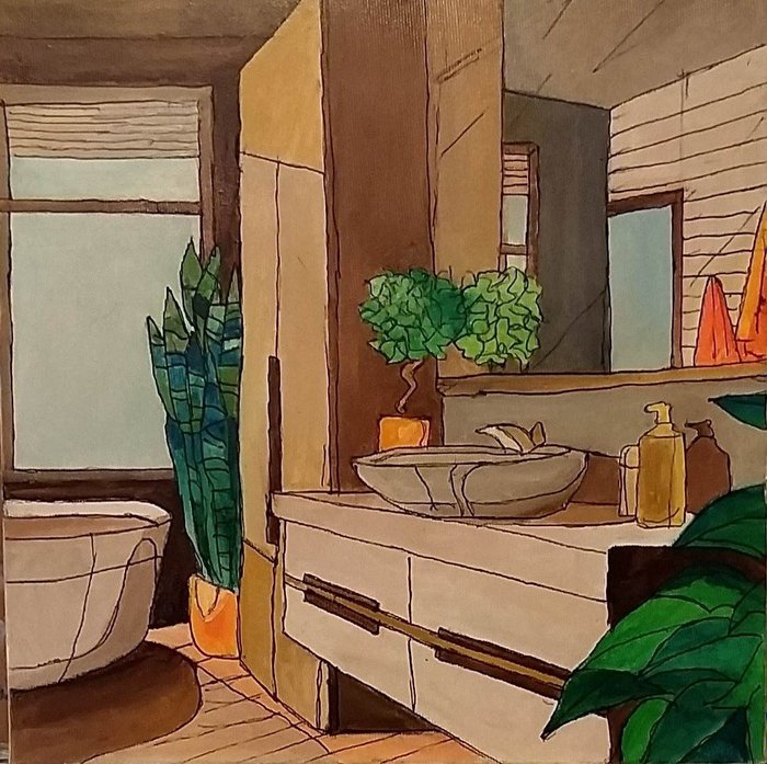 Betty Rullo (1955) - Bath room