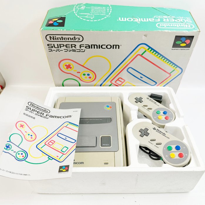 Nintendo - BOXED NINTENDO SUPER FAMICOM SNES JAPANESE CONSOLE SET B - Super Famicon (Jap Nes) - 電子遊戲機 (1) - 帶原裝盒