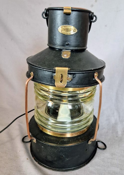 C.M. Hammar - 船燈 - 錨燈 - 玻璃, 鐵（鑄）, 黃銅