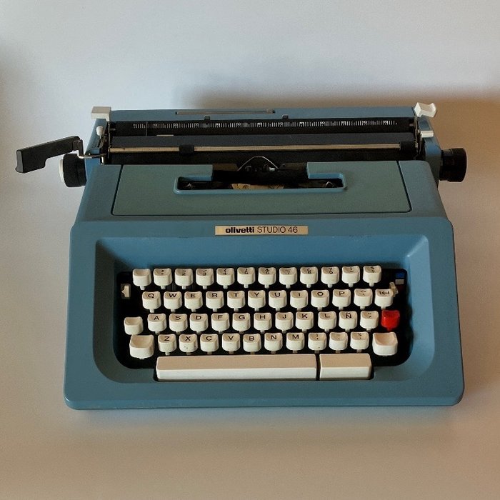 Olivetti Mario Bellini Schreibmaschine - Studio 46 - Plastik, Stahl