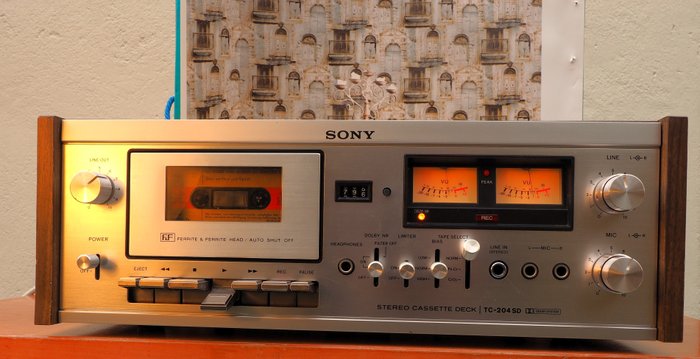 Sony - TC-204 SD Frontloading Audiocassette deck
