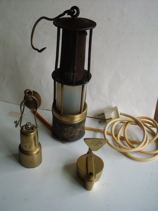 mijnlampen - 燈 (3) - 銅, 鐵（鑄／鍛）