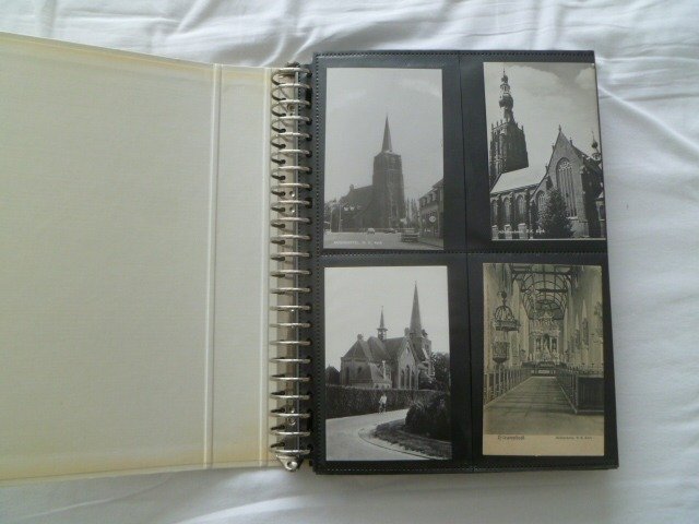 Nederland - Kirker - Postkort album (156) - 1905-1970