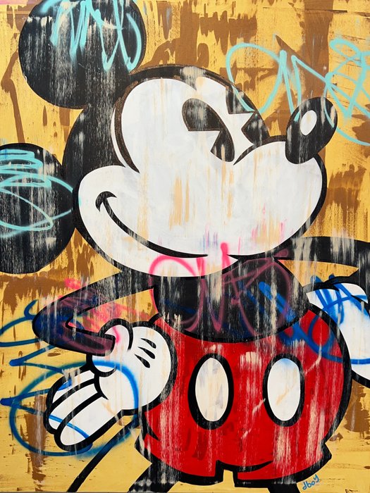 Dillon Boy (1979) - Original Classic Mickey Mouse Walt Disney Andy Warhol Pop Art Graffiti Painting x No Reserve