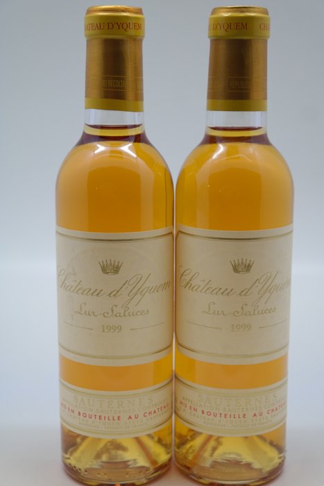 1999 Château d'Yquem - Sauternes 1er Cru Supérieur - 2 Demi bouteilles (0,375 l)