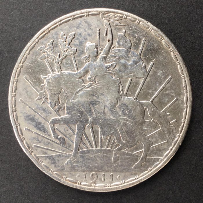 墨西哥. 1 Peso - 1911 - Caballito - (R029)  (没有保留价)