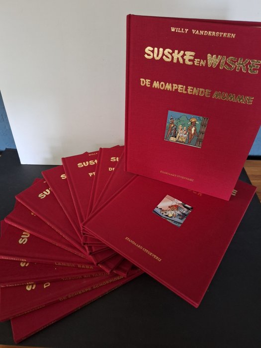 Suske en Wiske - Vierkleuren reeks luxe uitgaven 12 stuks div Titels - 12 Album - Begränsad och numrerad upplaga - 1991/1999