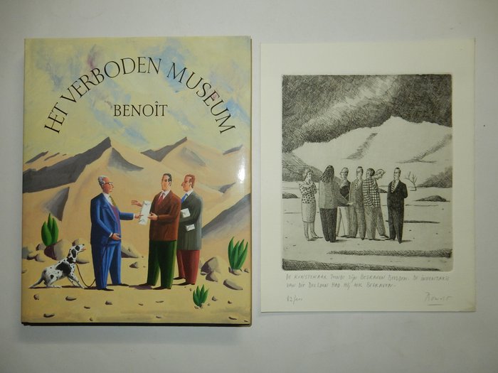 Benoît - Het verboden museum - Luxe hc met stofomslag -Oplage: 100 ex- Met ets - Gesigneerd - 1 Album - Primera edición - 1990