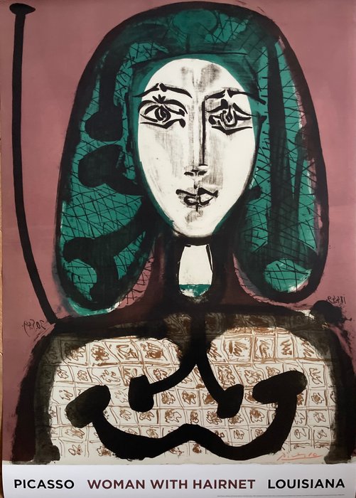 Pablo Picasso (after) - (1881-1973), Woman with Hairnet ( Women with Green Hair), 1949, Sucession Picasso / VISDA 2020