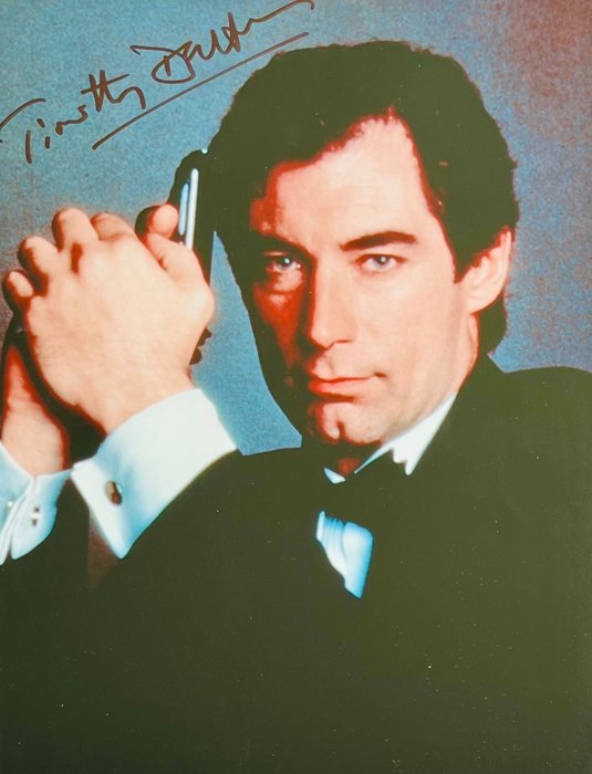 James Bond 007: The Living Daylights - Timothy Dalton, signed with COA