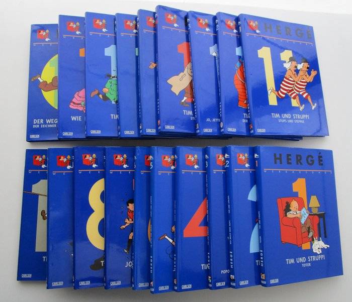 Tintin - Hergé Werkausgabe - T1 à T19 - 19 Album - 1999/2002