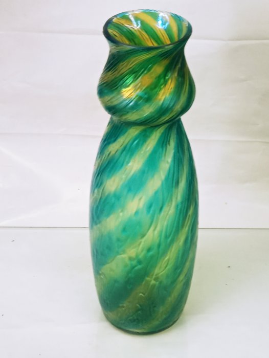 Fritz Heckert Otto Thamm - Vase -  Marmopal PN 5551  - Glas