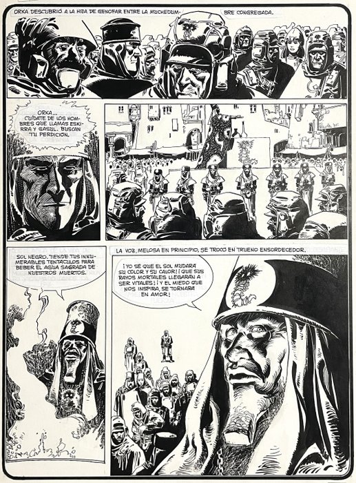 Bermejo, Luis - 1 Original page - Orka - 1981