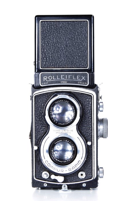 Rollei Rolleiflex Automat met Carl Zeiss Jena Tessar 3,5/7,5cm | Zweiäugige Spiegelreflexkamera (TLR)