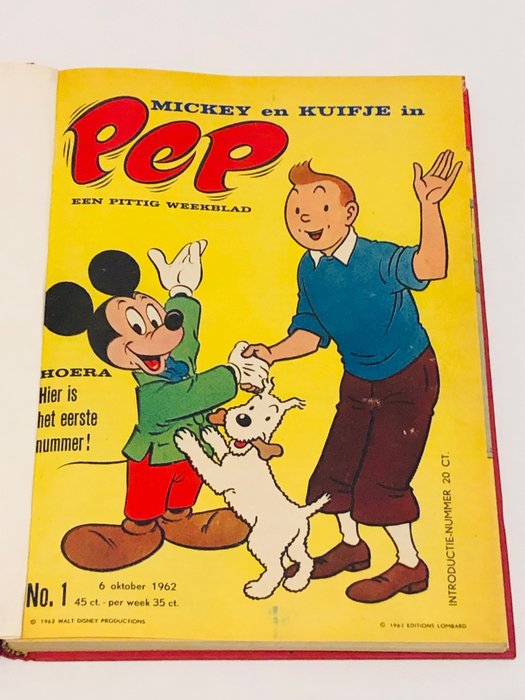 Pep - Complete jaargang van het weekblad PEP - 1 Album - Primeira edição - 1962