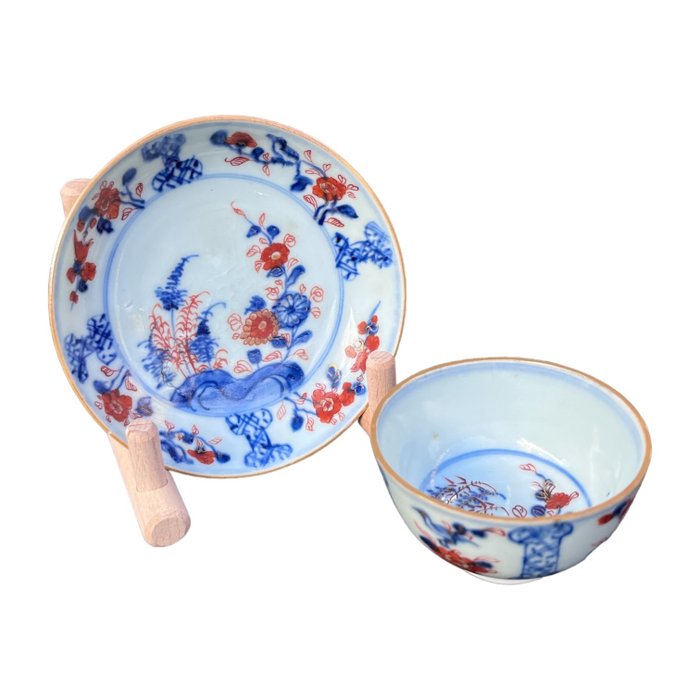 Cup and saucer (2) - Porcelain