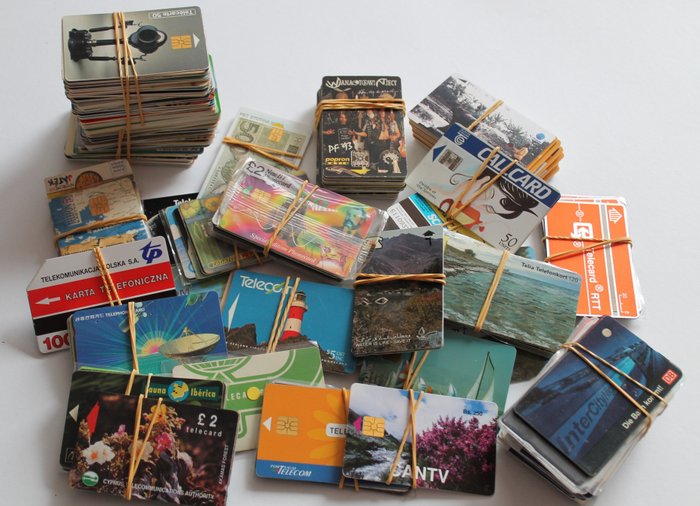 Telefonkartensammlung - Telefonkarten aus mindestens 30 verschiedenen Ländern