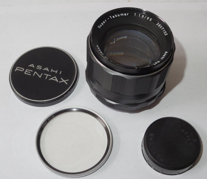 Asahi Pentax - Super Takumar 1:1.9  85mm lens - jaren 70 - NO RESERVE 遠攝鏡頭