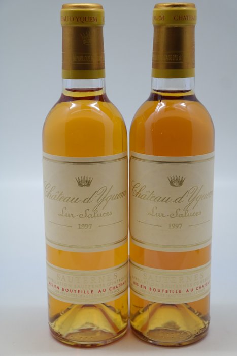 1997 Château d'Yquem - Sauternes 1er Cru Supérieur - 2 Meias-garrafas (0,375 l)