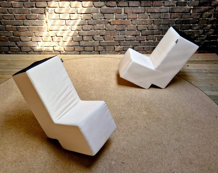 BMW Group - Mini Collection - 扶手椅子 (2) - 躺椅 - 木, 聚酯