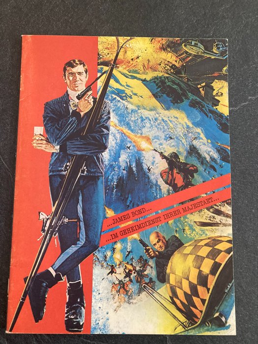 James Bond 007: On Her Majesty’s Secret Service - Diana Rigg / George Lazenby - 书籍 rare 1969 Souvenirbooklet