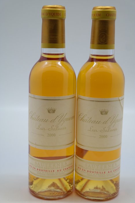2000 Château d'Yquem - Sauternes 1er Cru Supérieur - 2 Halbe Flasche (0,375 L)