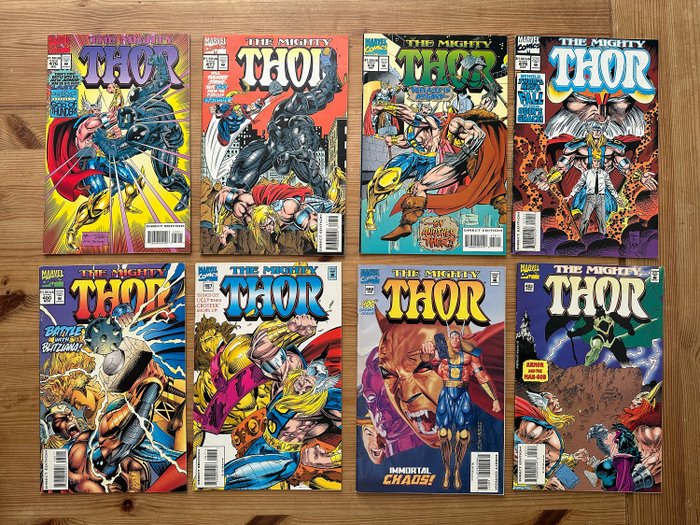 The Mighty Thor – Vol.1 #476 to #488 Consecutive Run!!! – 13 Comic collection – Eerste druk – 1994/1995