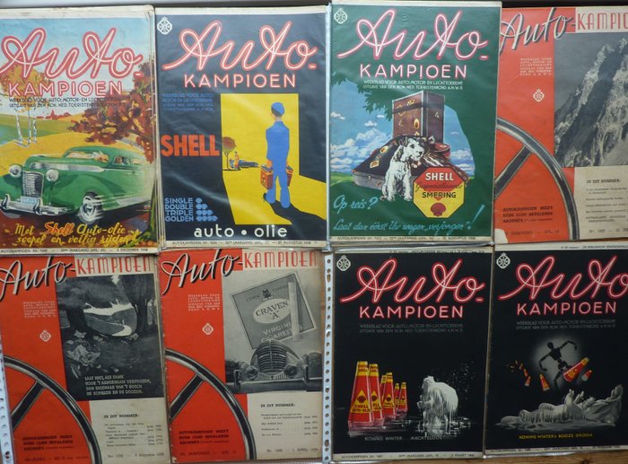 Περιοδικά - 65 stuks Autokampioen uit de jaren 1938-1945