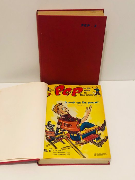 Pep - Complete jaargang van het weekblad PEP - 2 Album - Prima edizione - 1963