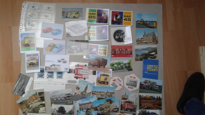 Postkarten, Aufkleber usw - Daf - truck - 1990