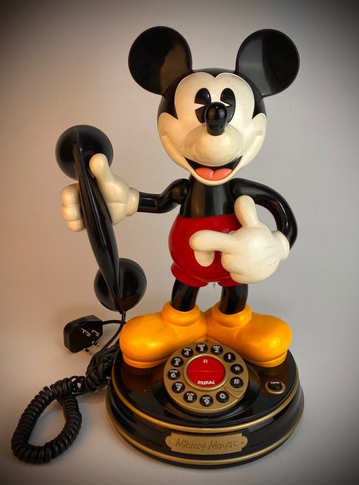 Telefon analogowy - Plastik, Myszka Miki