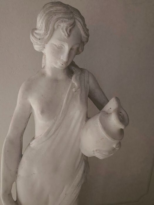 塑像, Donna con anfora - 130 cm - 石膏