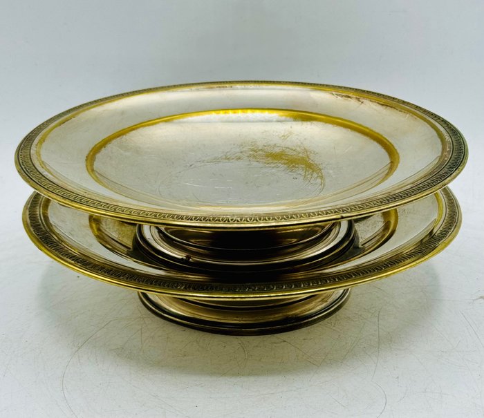 Tray (2) - Pastry makers - Silvered bronze