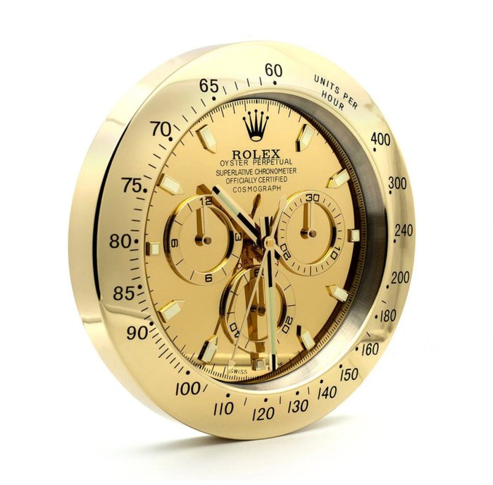 Orologio da parete - Espositore del concessionario Rolex Cosmograph - Alluminio, Vetro - 2020+