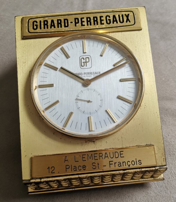 Zegary stołowe i biurkowe - Girard Perregaux - Mosiądz - 1970-1980
