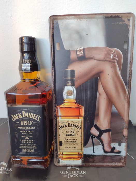 Jack Daniel's - 150th Anniversary 2016 with Advertising Sign  - 700ml