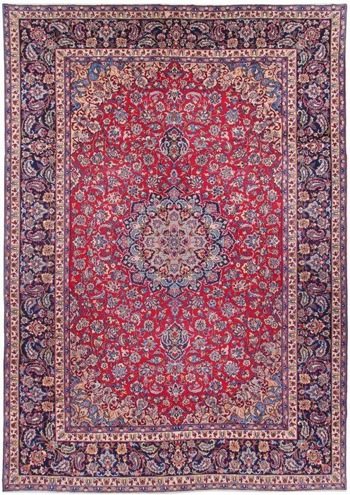 精緻的伊斯法罕 Nadjafabad 波斯語 - 小地毯 - 4.07 cm - 2.85 cm