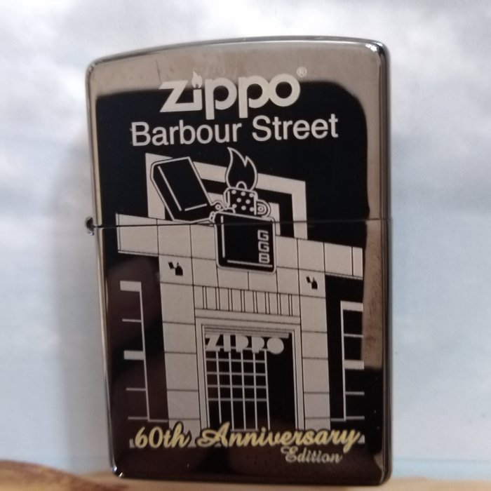 Zippo - 芝宝 - Coty 60th Anniversary - black ice - Collectible Of The Year - 口袋打火机 - 黑冰高度抛光