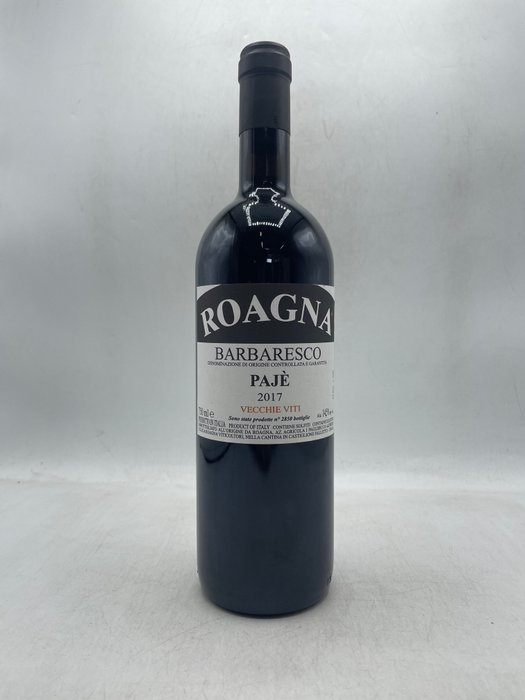 2017 Roagna Paje Vecchie Viti - 芭芭莱斯科 DOCG - 1 Bottle (0.75L)