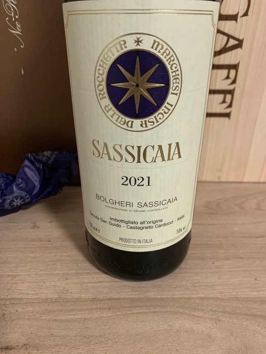 2021 Tenuta San Guido, Sassicaia - Bolgheri DOC - 1 Flasche (0,75Â l)